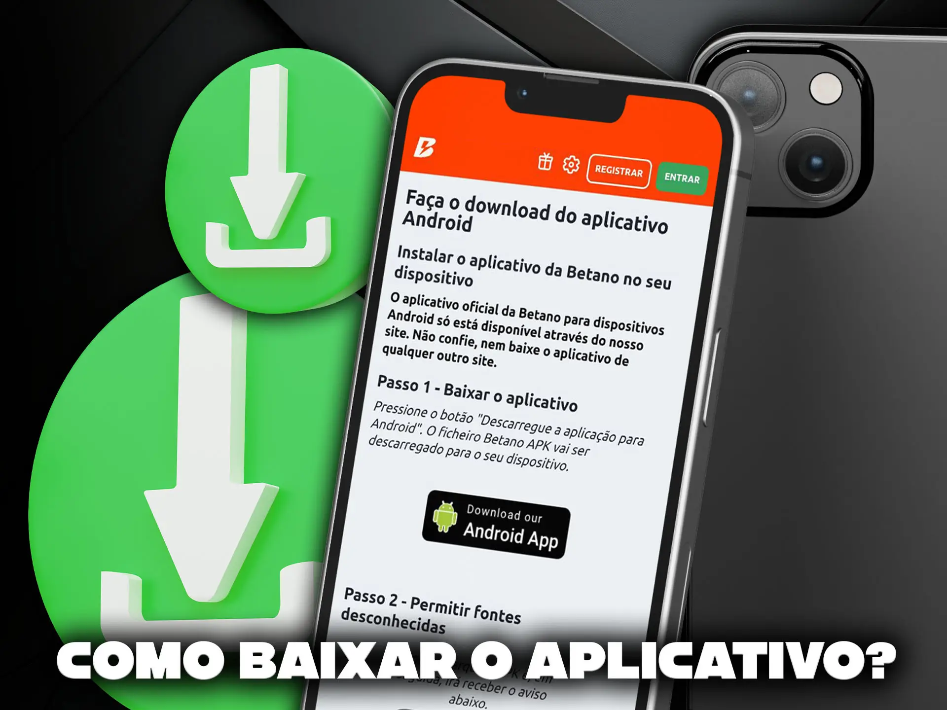 Como baixar um aplicativo para Android e iOS com o Сasasdeapostasbr.