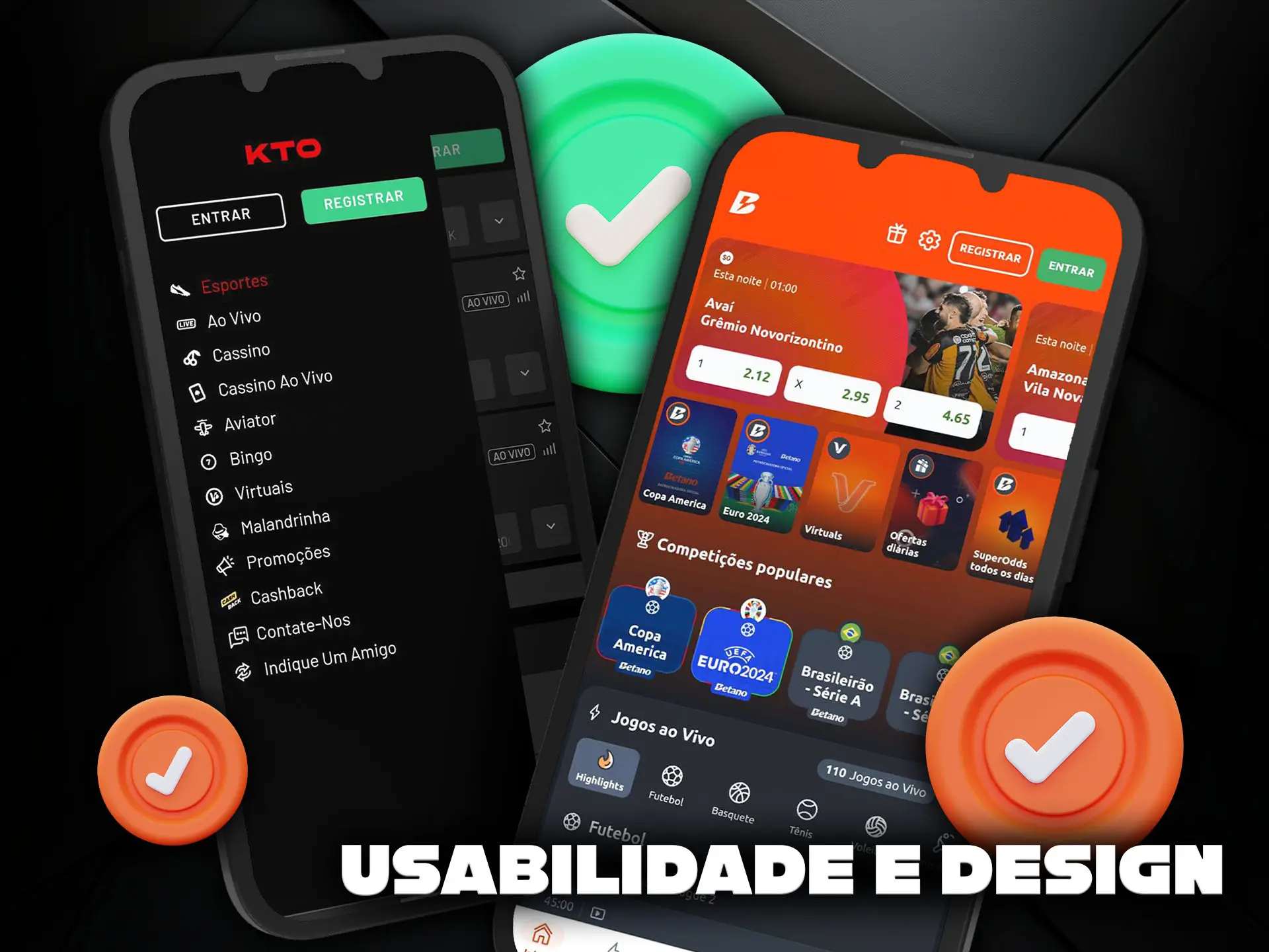 Aplicativos com uma interface amigável e design agradável na Сasasdeapostasbr.