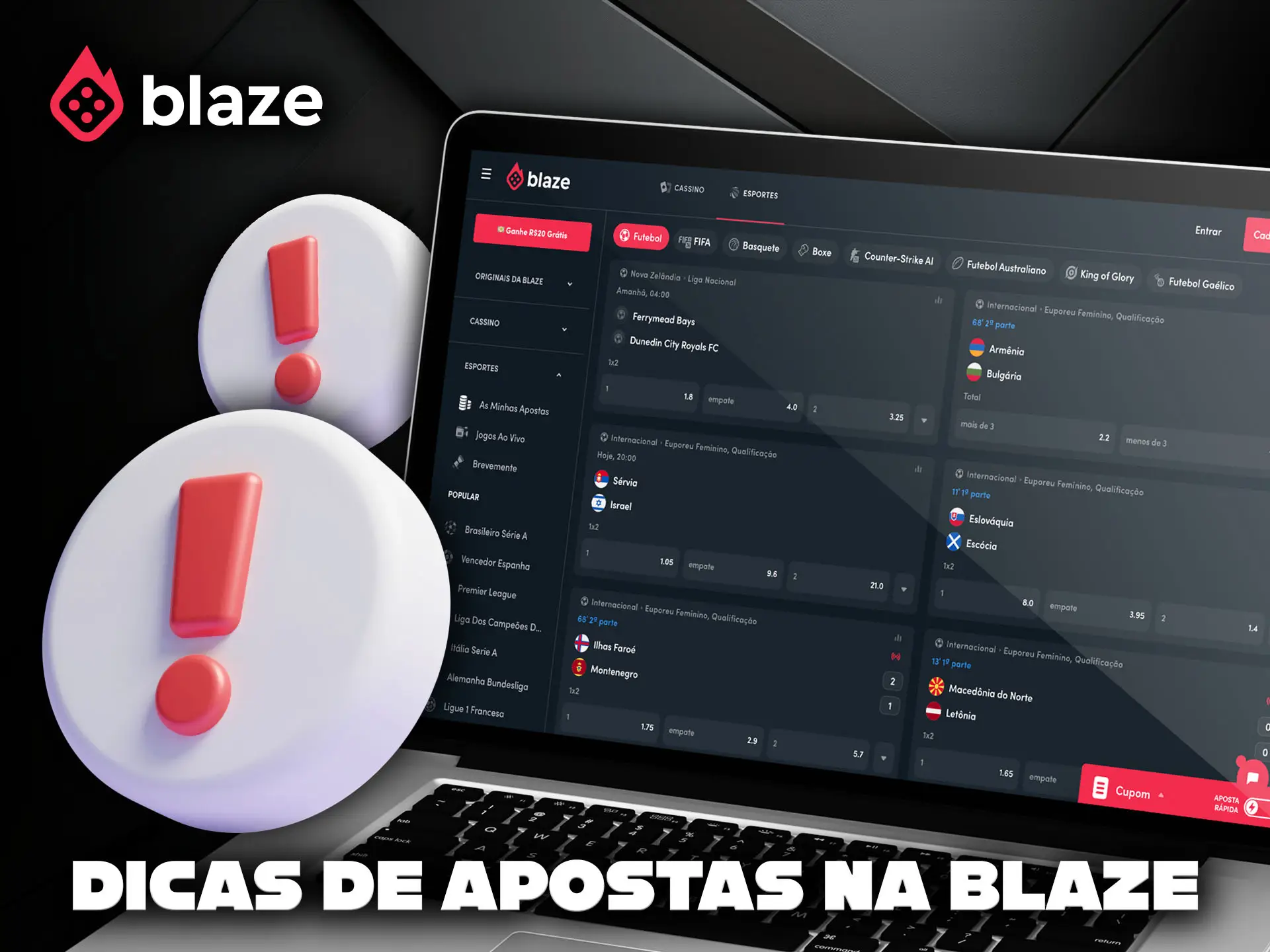 Dicas e sugestões importantes para apostar no Blaze.