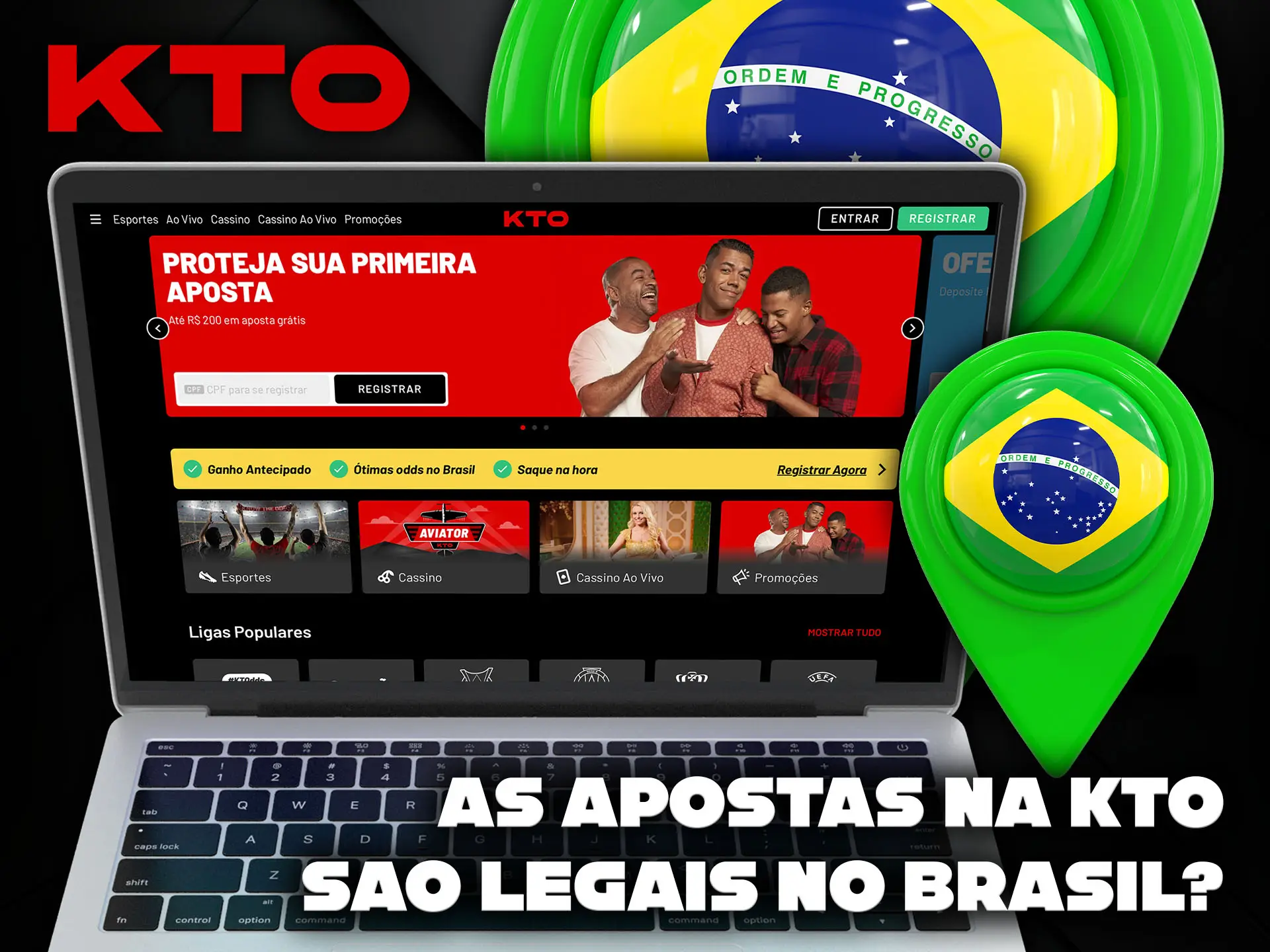 A legalidade das apostas por meio da plataforma KTO no Brasil.