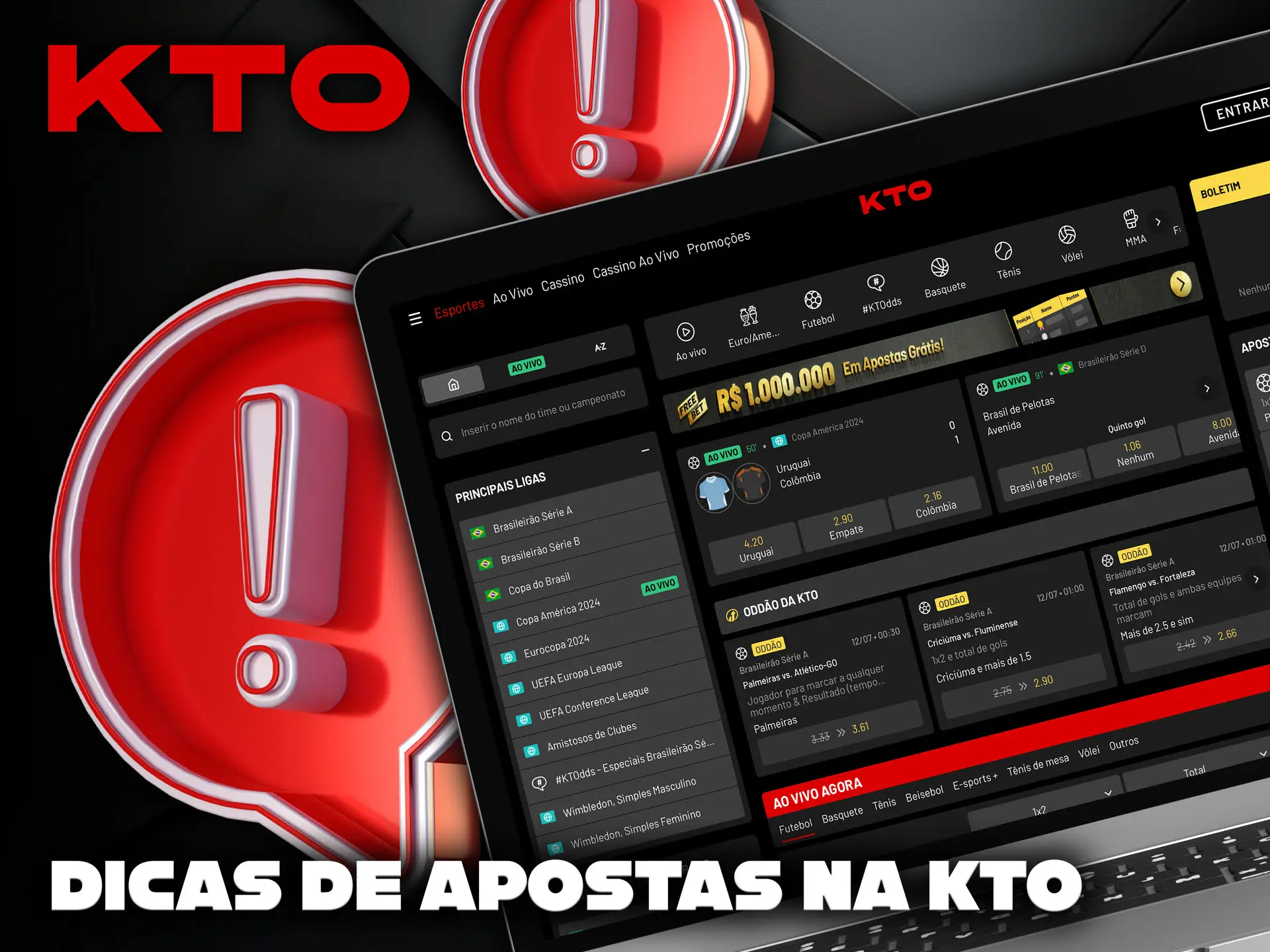 Algumas dicas de apostas para iniciantes no KTO.