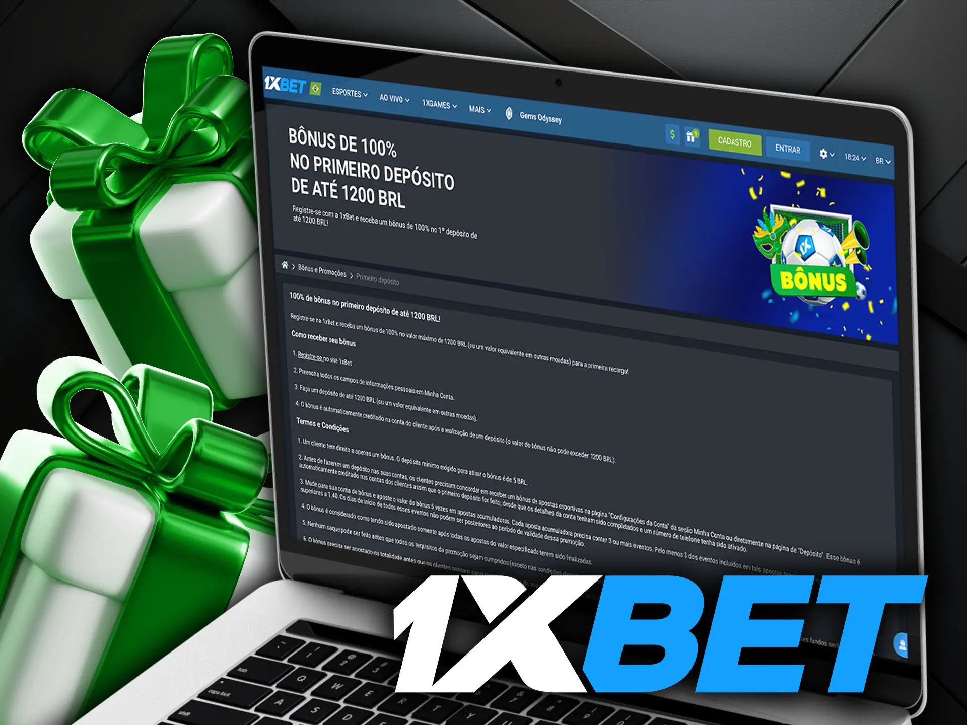 Oferta de Boas-Vindas da 1xBet Comece com Vantagem.