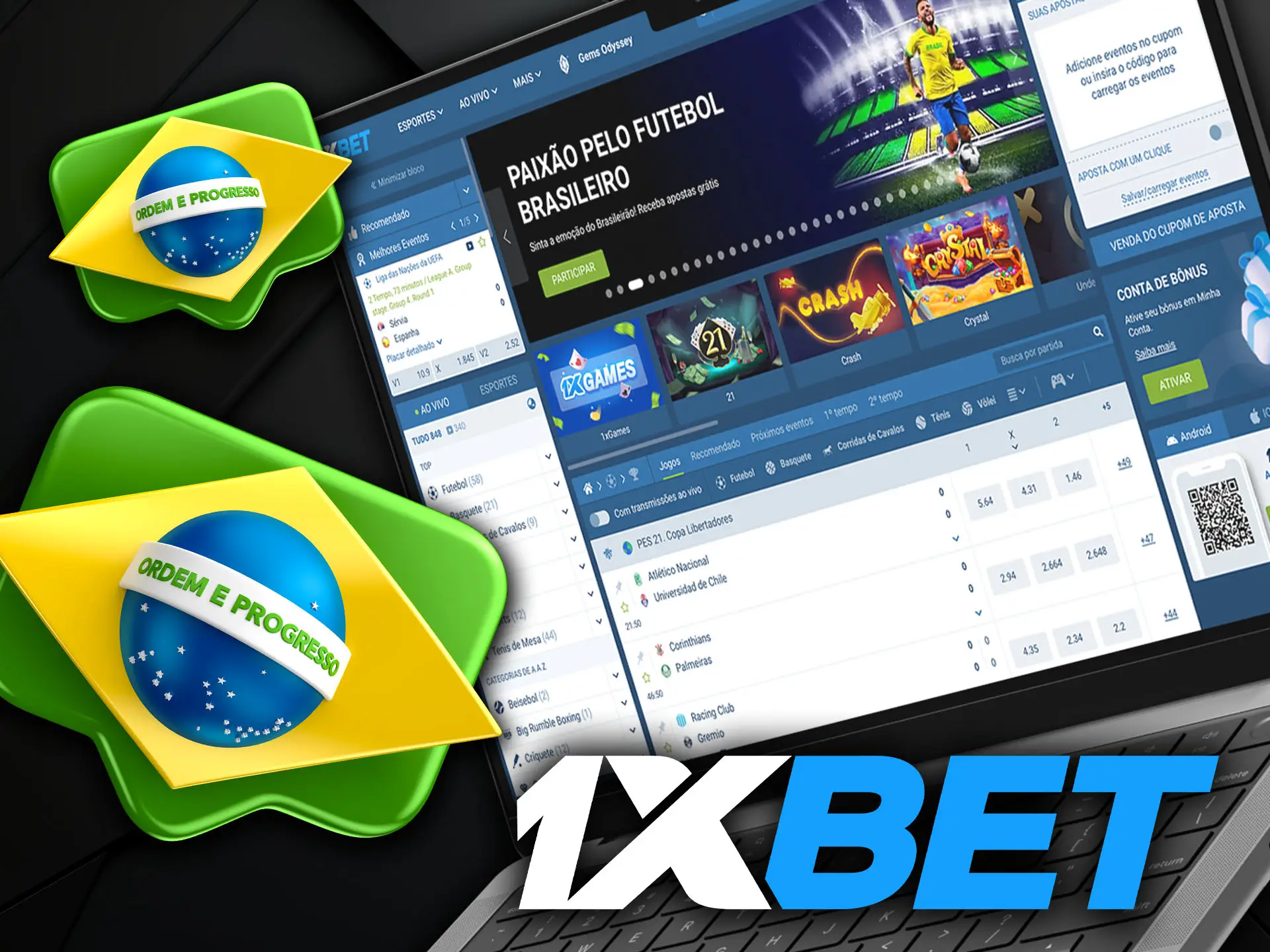 Página Oficial da 1xBet no Brasil Confiança e Segurança.