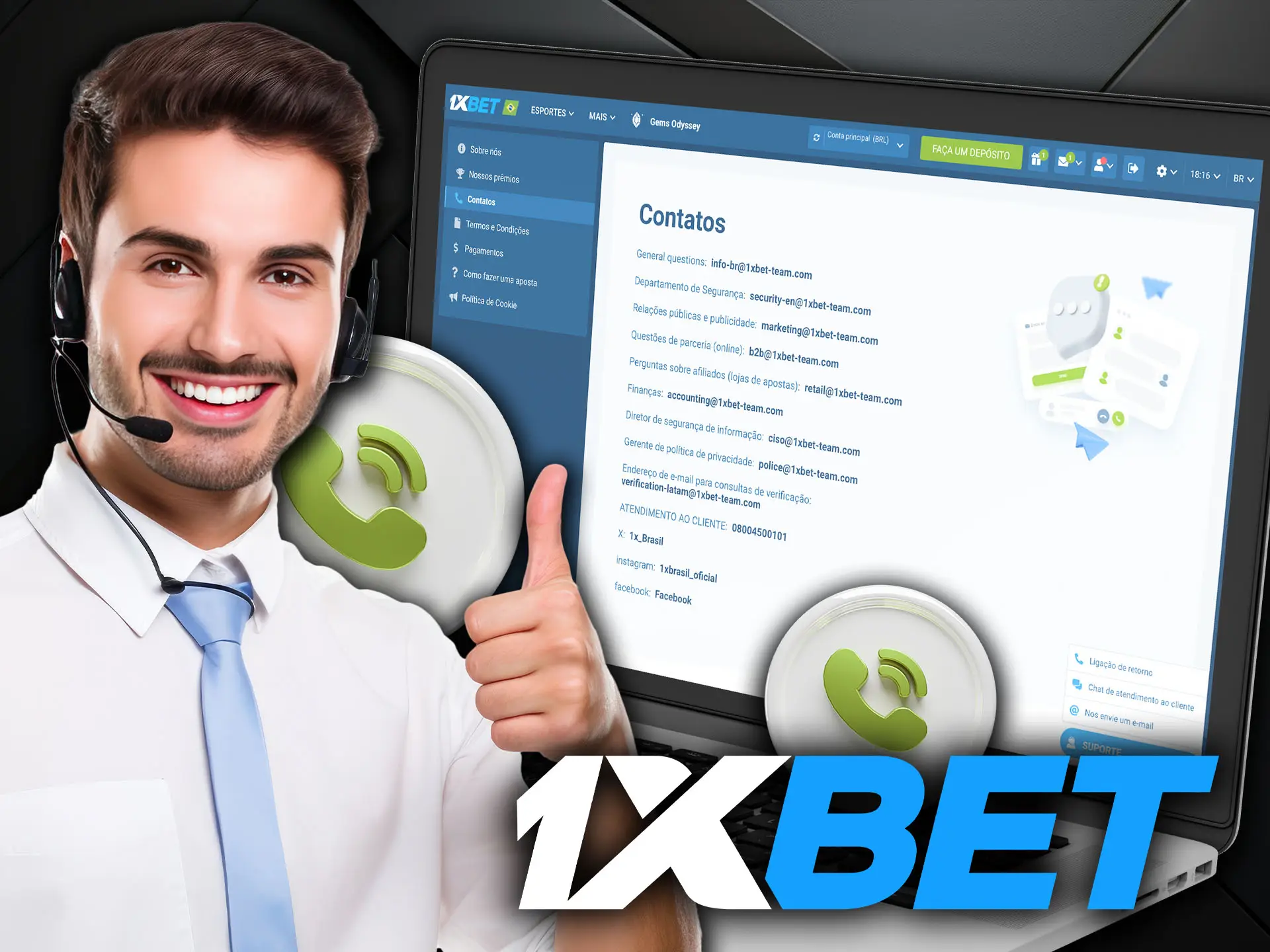 Atendimento ao Cliente na 1xBet Suporte Sempre Disponível.