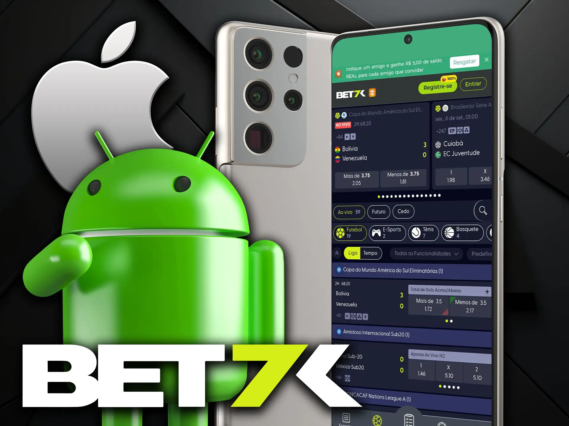 Aplicativo Mobile da Bet7K Aposte Facilmente Onde Estiver.