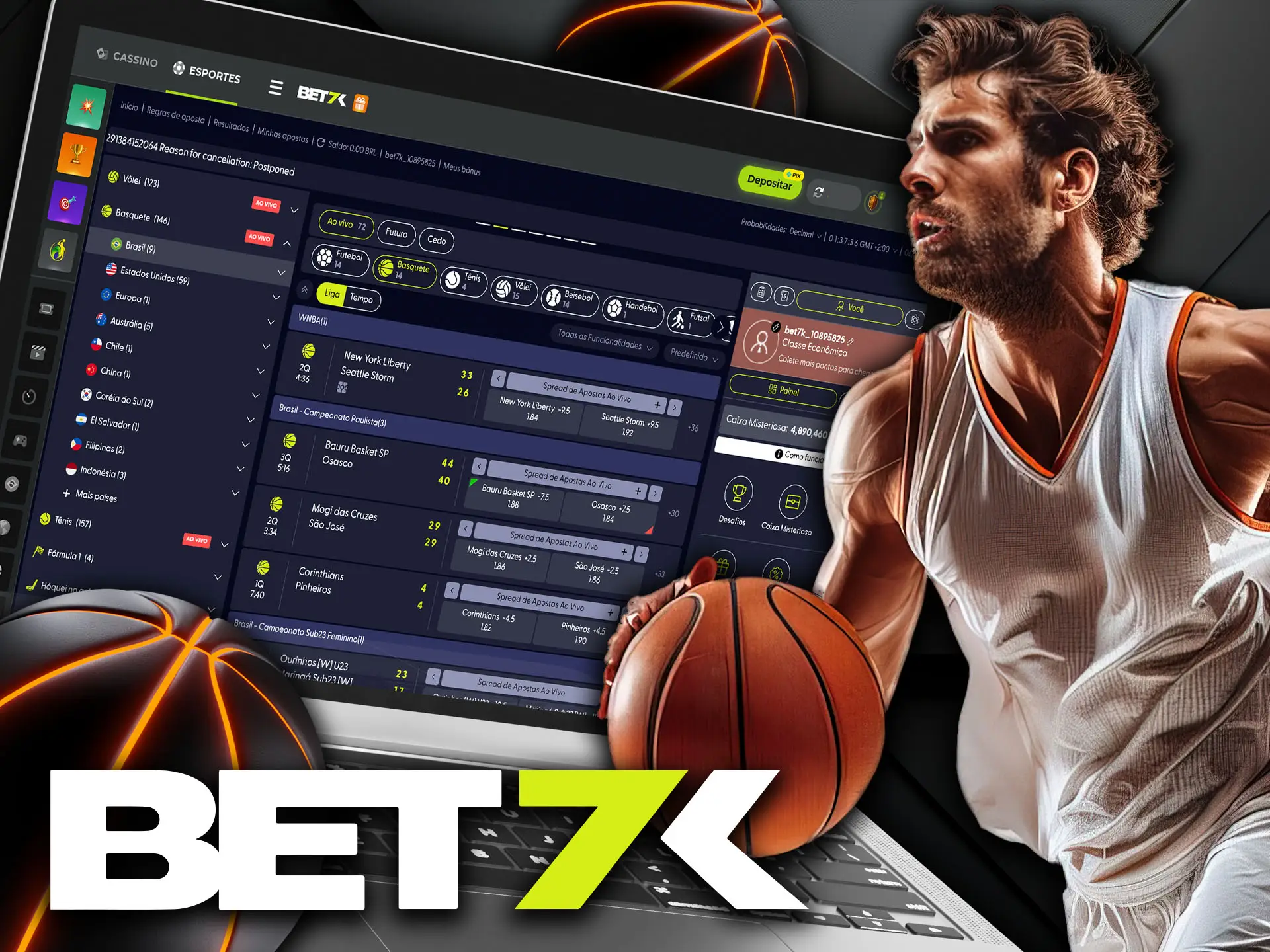 Apostas em Basquete na Bet7K Aproveite as Melhores Cotas.