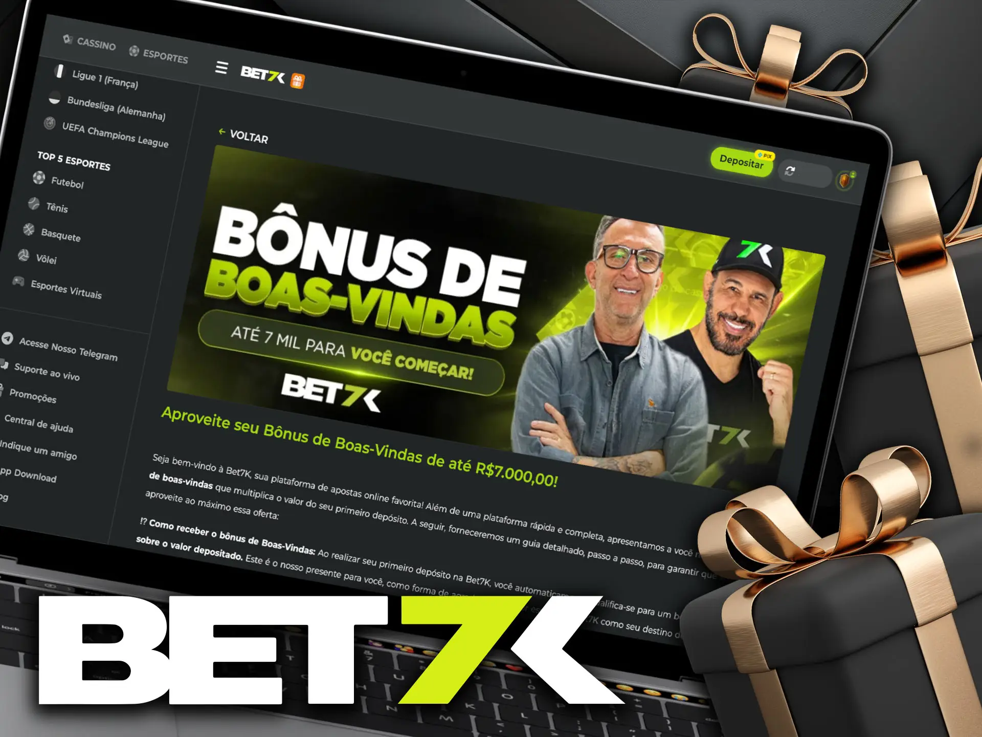 Bônus de Boas-Vindas na Bet7K Comece com Mais Vantagens.