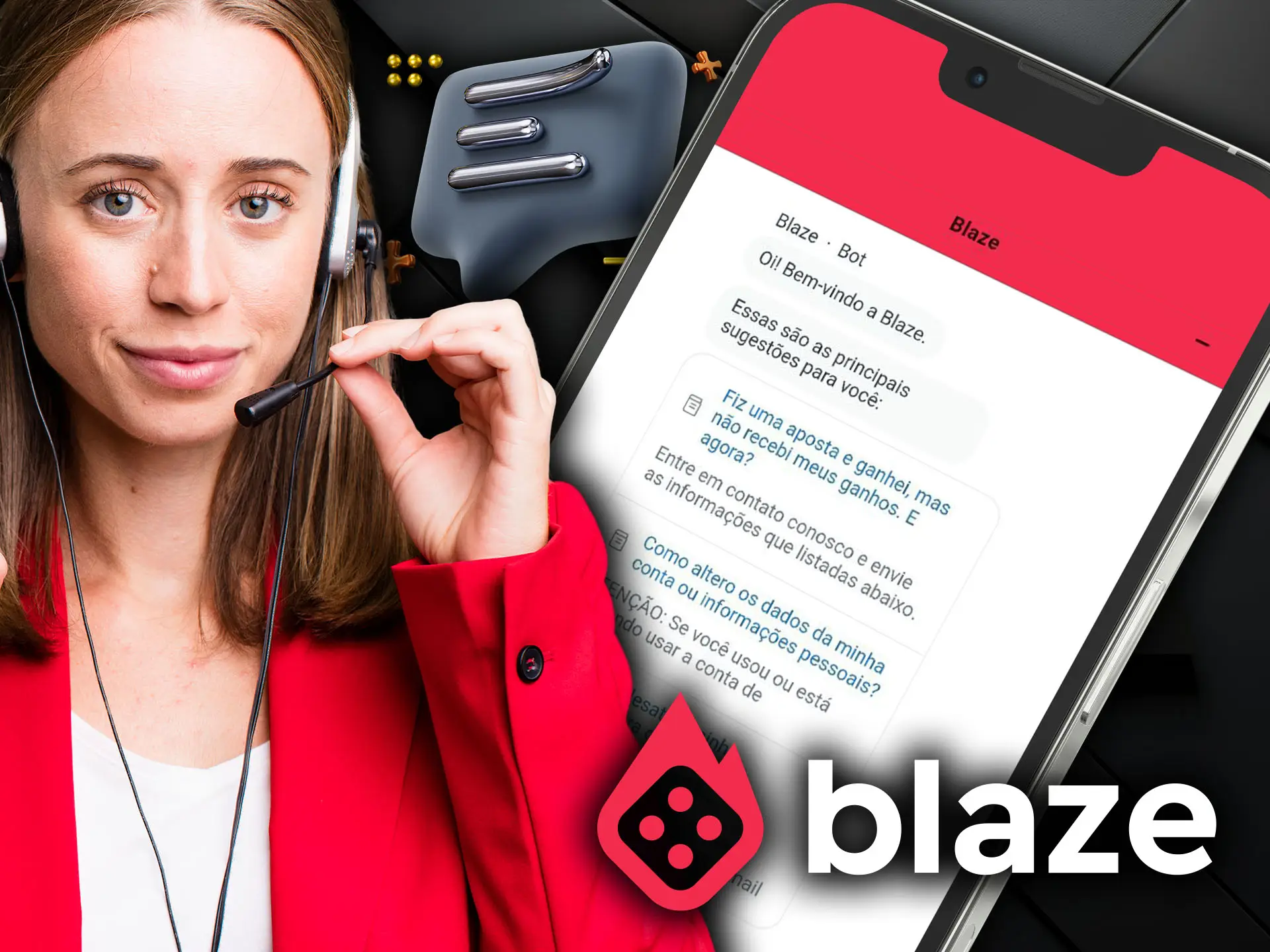 Suporte ao Cliente no App Blaze Atendimento Eficiente e Prático.