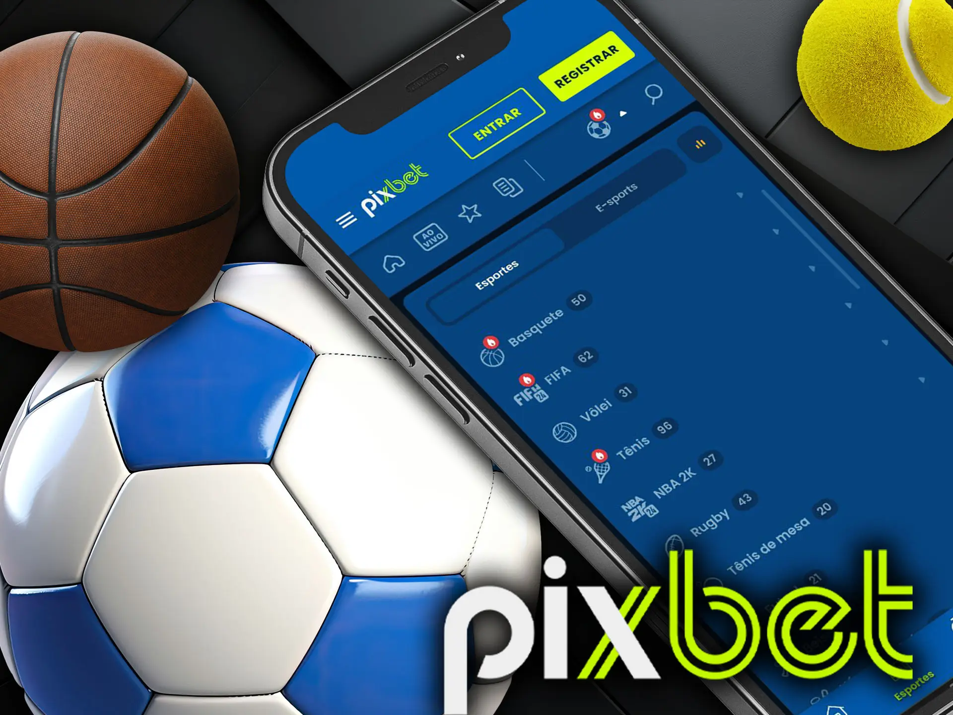 Esportes Disponíveis no App PixBet Diversas Modalidades para Apostar.