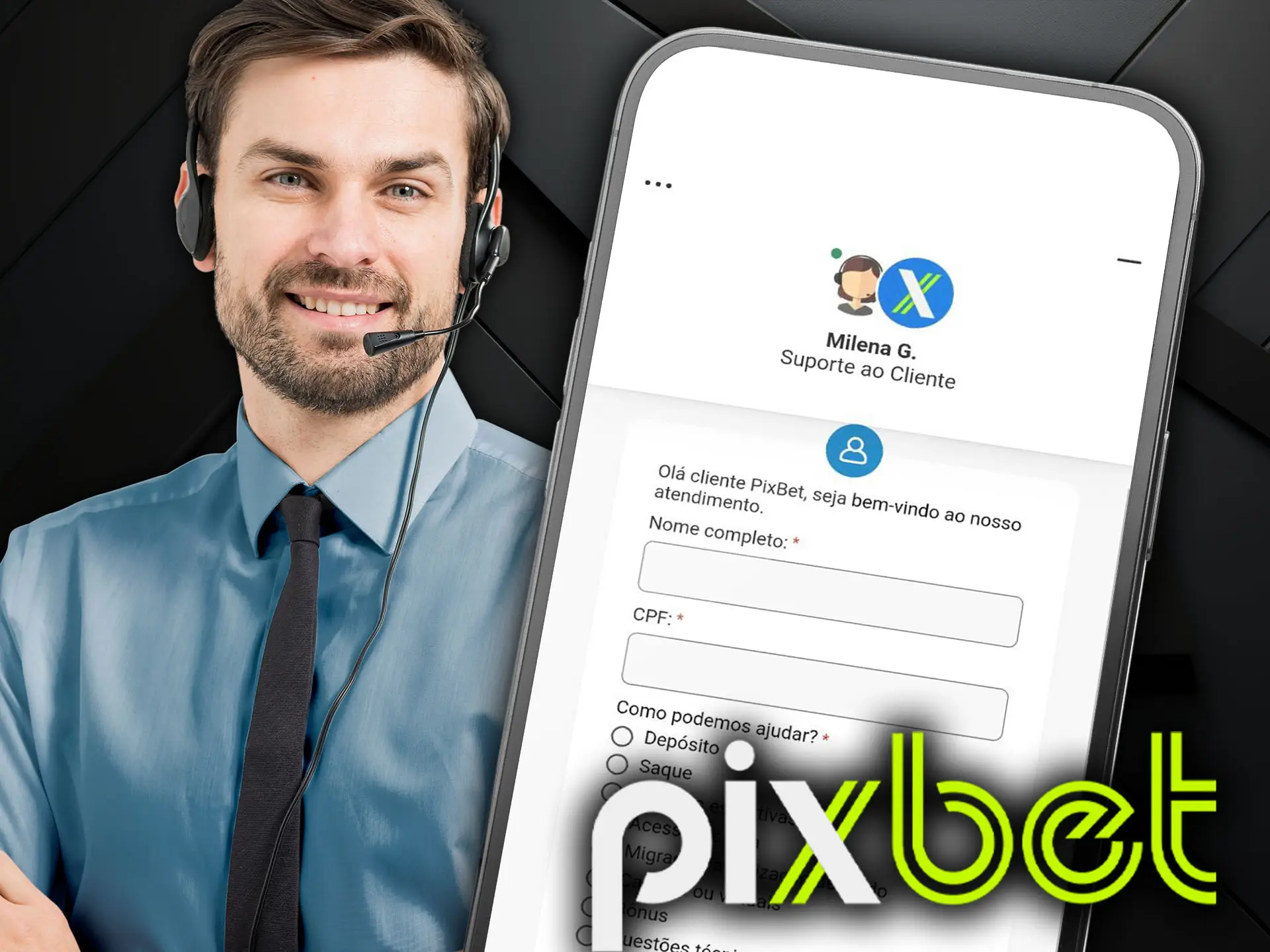 Suporte ao Cliente no App PixBet Atendimento Dedicado e Ágil.