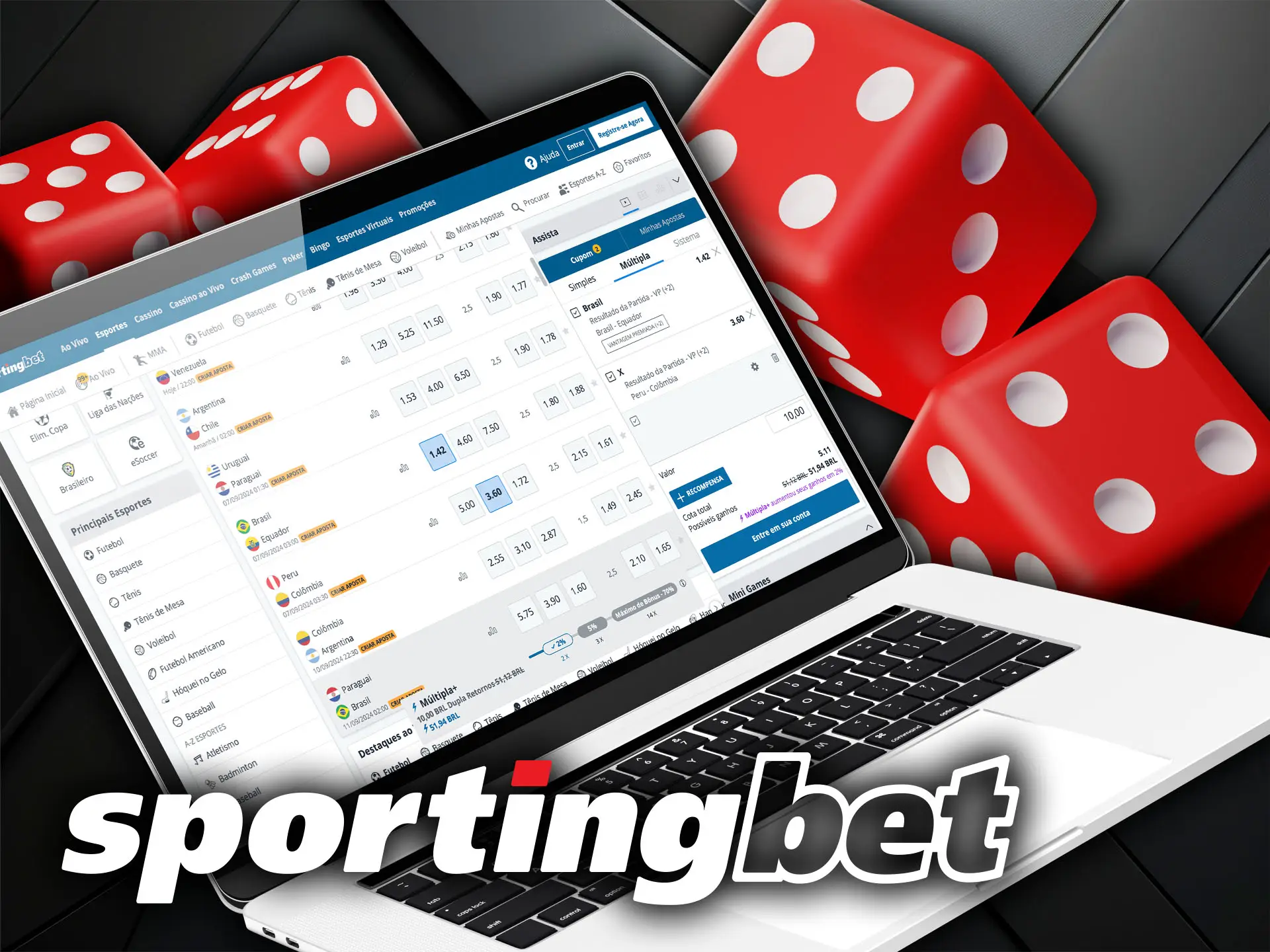 Opções de Apostas na Sportingbet Diversidade para Apostadores.