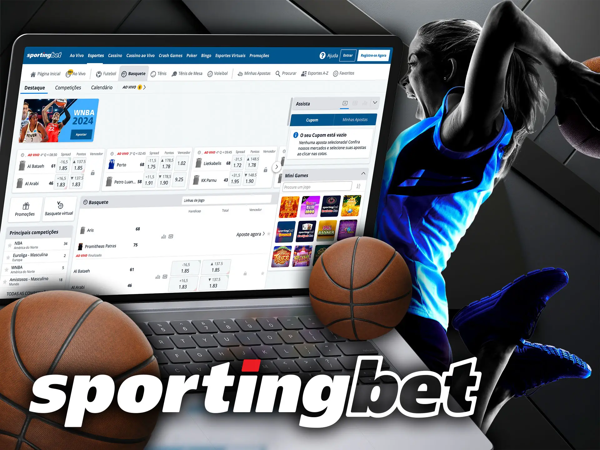 Apostas em Basquete na Sportingbet Aproveite os Melhores Jogos.