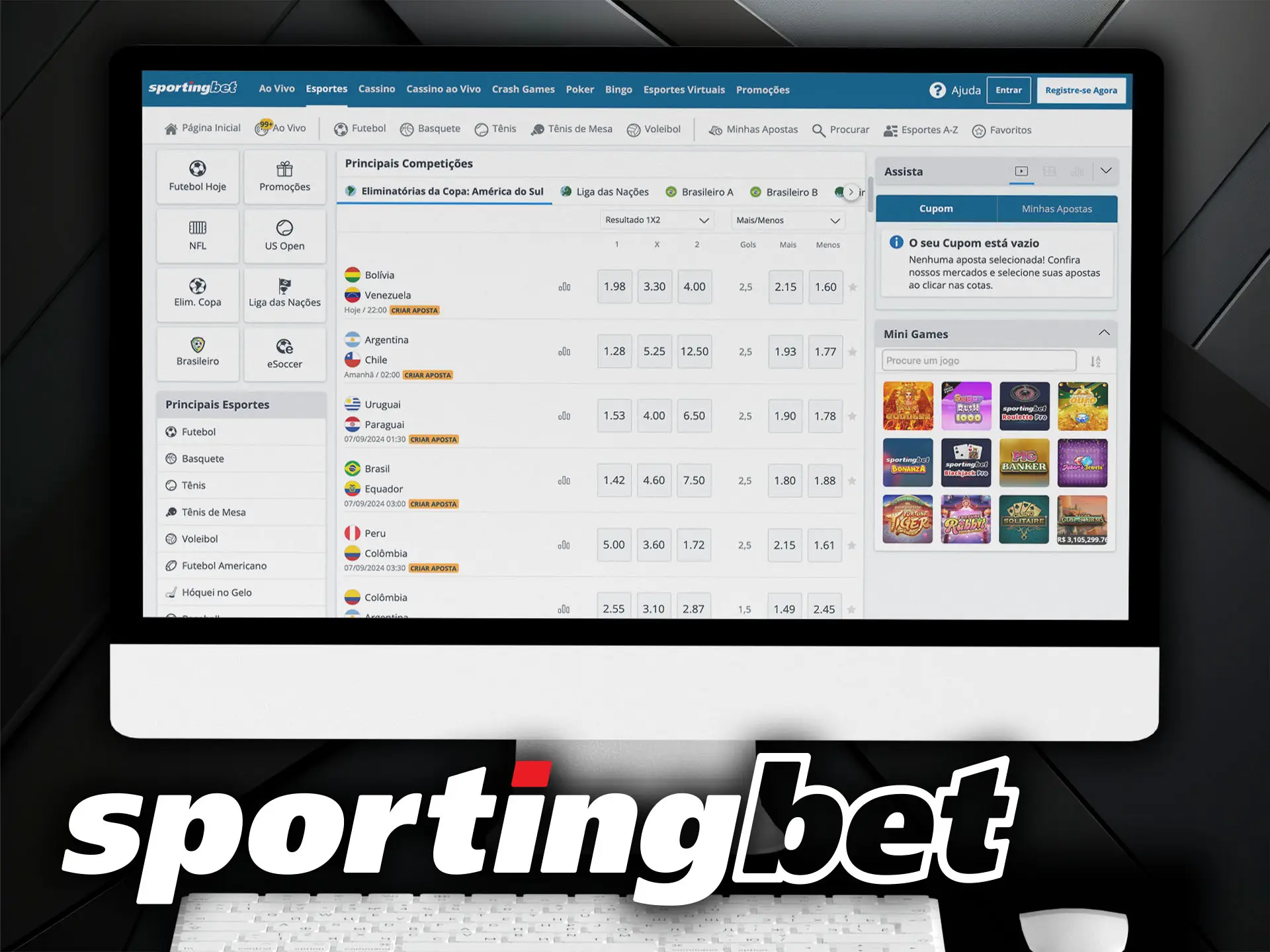 Site da Sportingbet para PC Aposte Direto do Navegador.