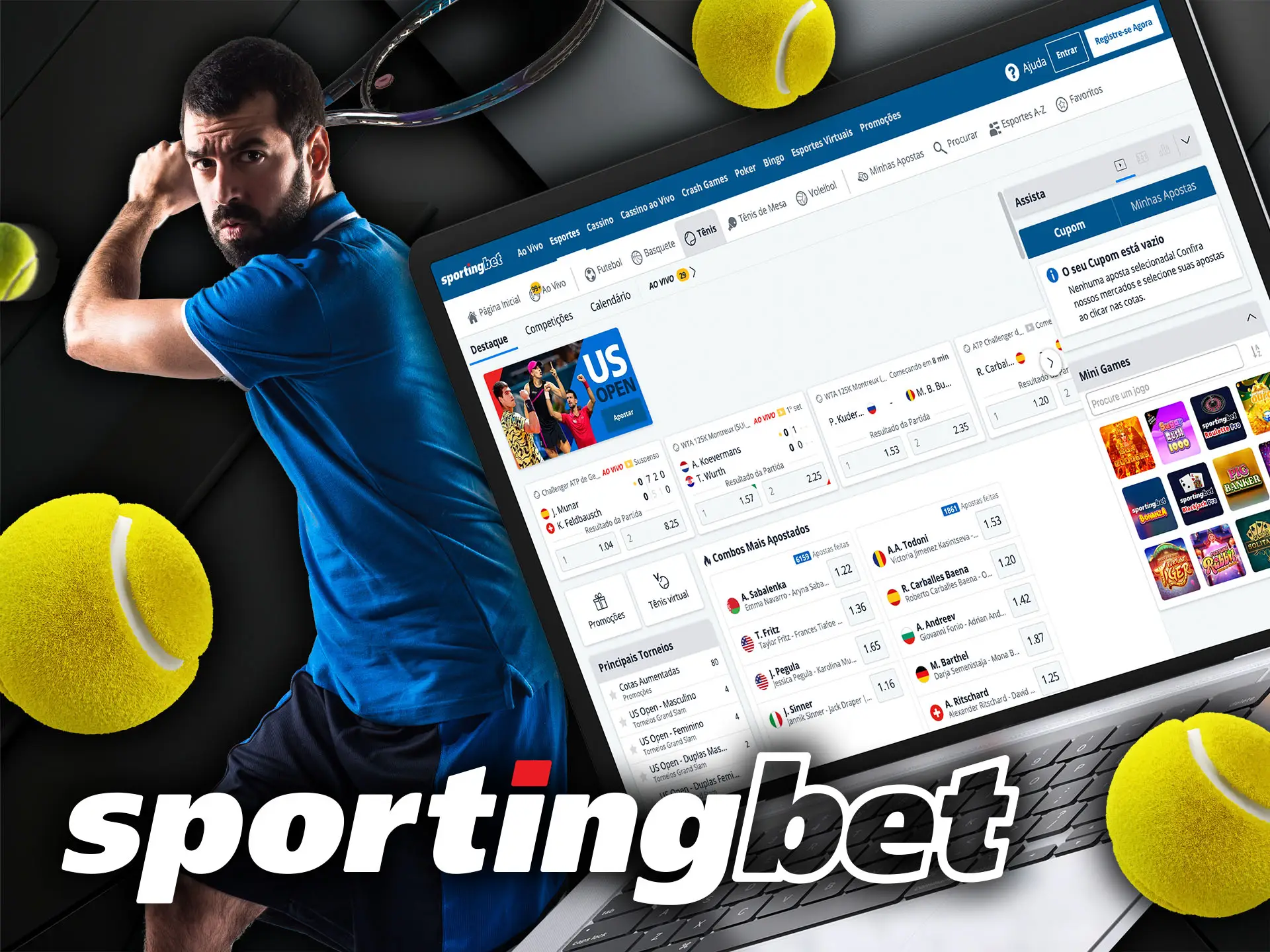 Apostas em Tênis na Sportingbet Mais Chances para Ganhar.