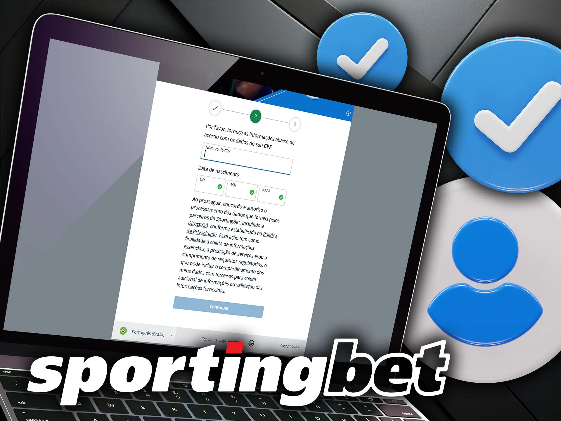 Confirmação de Conta na Sportingbet Segurança em Primeiro Plano.