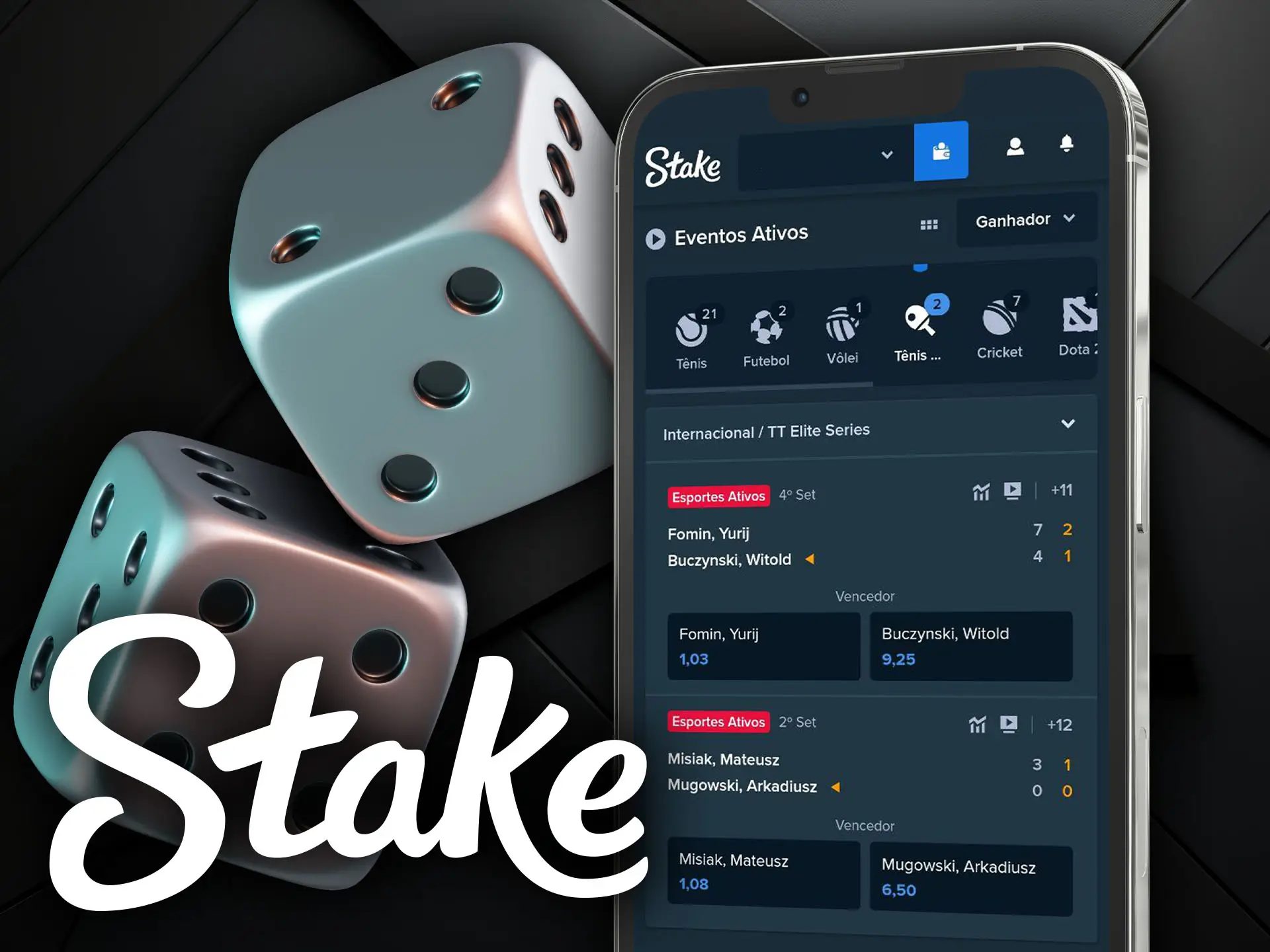 Tipos de Apostas no App Stake variedade para todos os jogadores.